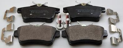 Denckermann B111276 - Brake Pad Set, disc brake autospares.lv