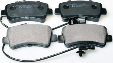 Denckermann B111271 - Brake Pad Set, disc brake autospares.lv