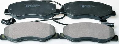 Denckermann B111272 - Brake Pad Set, disc brake autospares.lv