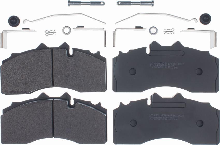 Denckermann BC11015 - Brake Pad Set, disc brake autospares.lv
