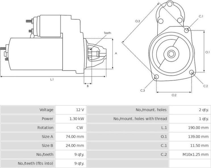 Denso 4280006180 - Starter autospares.lv