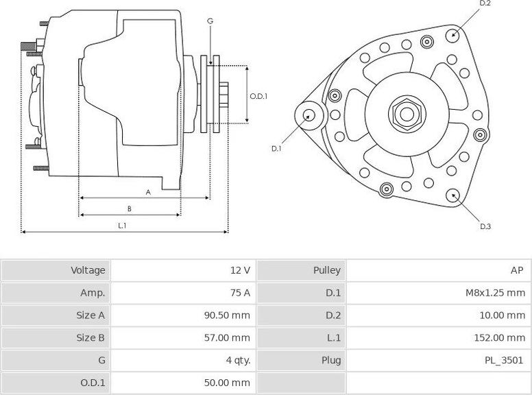 Denso 100211-9730 - Alternator autospares.lv