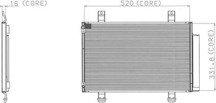 Denso A477-A378 - Condenser, air conditioning autospares.lv