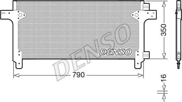 Denso DCN99063 - Condenser, air conditioning autospares.lv