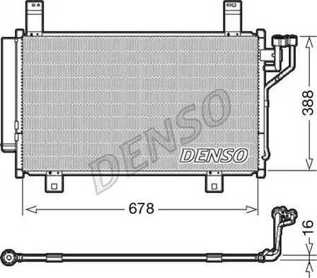 KOYORAD CD060657 - Condenser, air conditioning autospares.lv