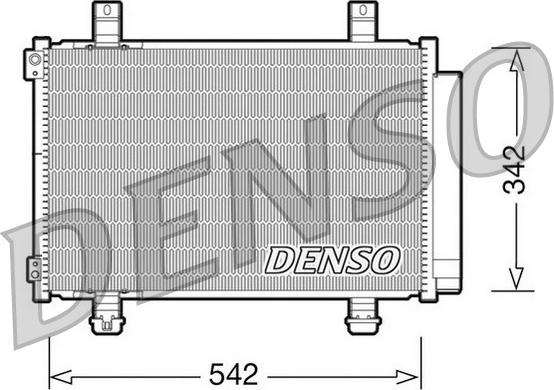 Denso DCN47005 - Condenser, air conditioning autospares.lv