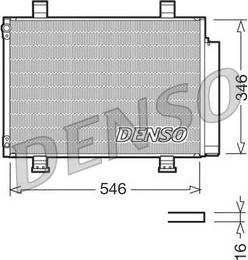 Denso DCN47001 - Condenser, air conditioning autospares.lv