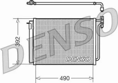 Denso DCN05009 - Condenser, air conditioning autospares.lv