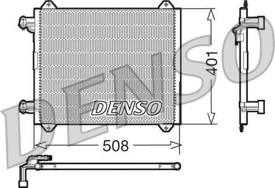 Denso DCN02009 - Condenser, air conditioning autospares.lv