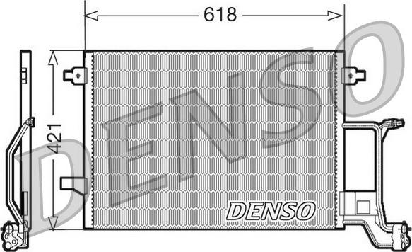 Denso DCN02015 - Condenser, air conditioning autospares.lv