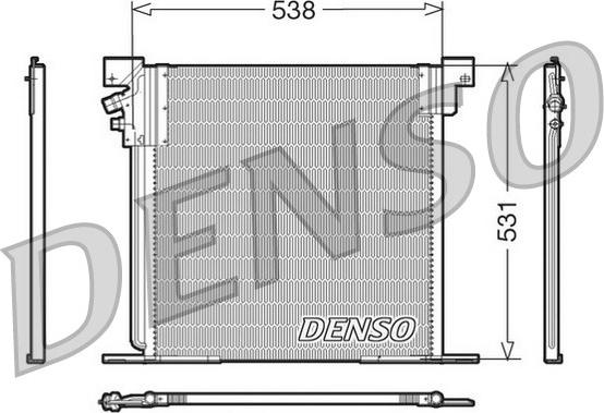 Denso DCN17030 - Condenser, air conditioning autospares.lv