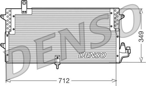 Denso DCN32006 - Condenser, air conditioning autospares.lv