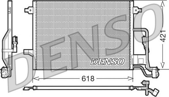 Denso DCN32018 - Condenser, air conditioning autospares.lv