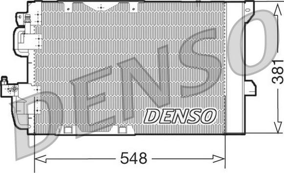 Denso DCN20005 - Condenser, air conditioning autospares.lv