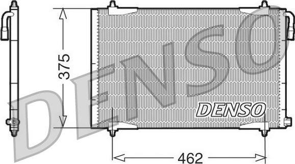 Denso DCN21006 - Condenser, air conditioning autospares.lv