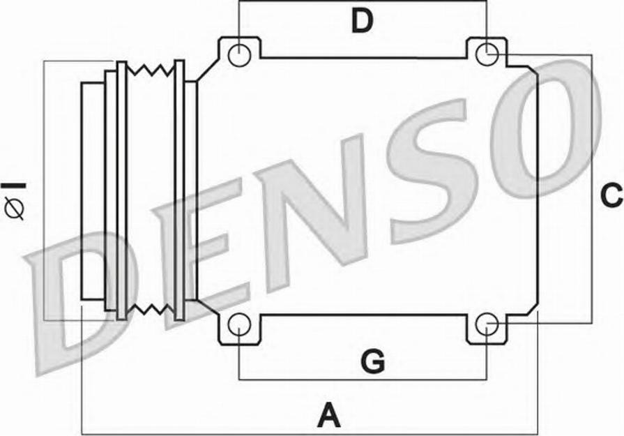 Denso DCP06010 - Compressor, air conditioning autospares.lv