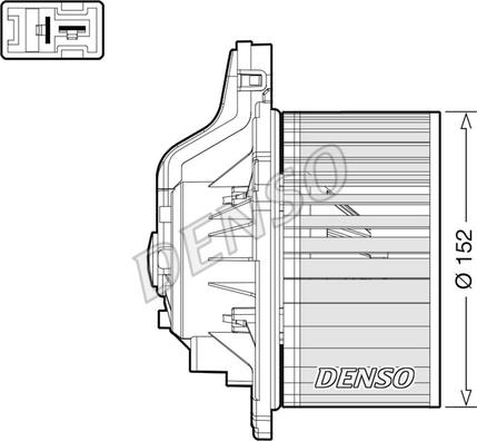 Denso DEA41015 - Interior Blower autospares.lv