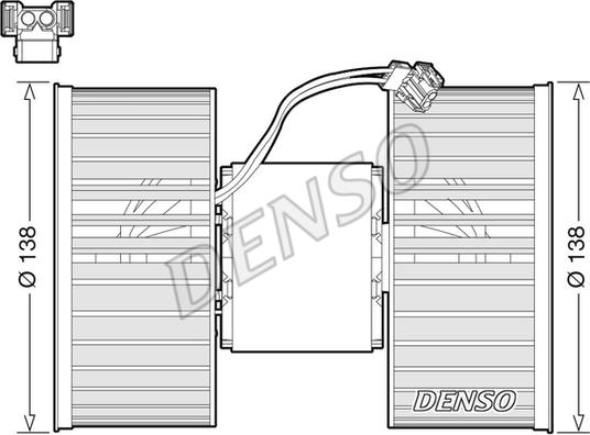 Denso DEA05006 - Interior Blower autospares.lv