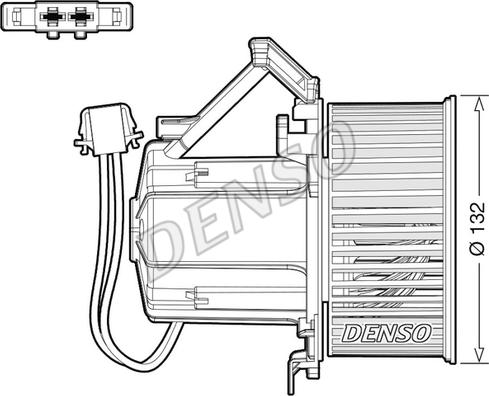 Denso DEA02009 - Interior Blower autospares.lv