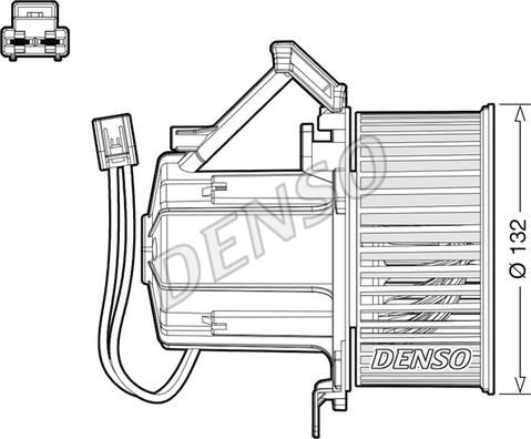 Denso DEA02008 - Interior Blower autospares.lv