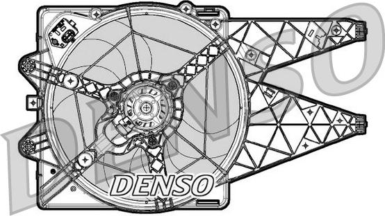 Denso DER09065 - Fan, radiator autospares.lv