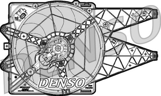 Denso DER09066 - Fan, radiator autospares.lv