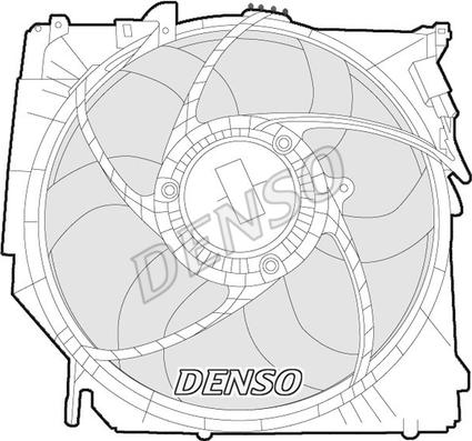Denso DER05005 - Fan, radiator autospares.lv