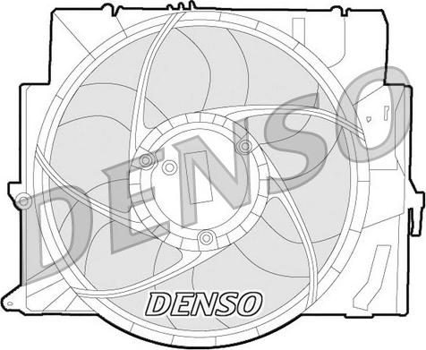 Denso DER05006 - Fan, radiator autospares.lv
