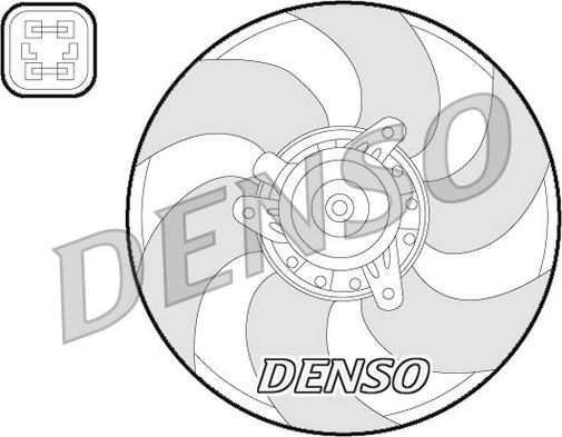 Denso DER07009 - Fan, radiator autospares.lv