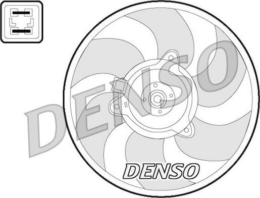 Denso DER07008 - Fan, radiator autospares.lv