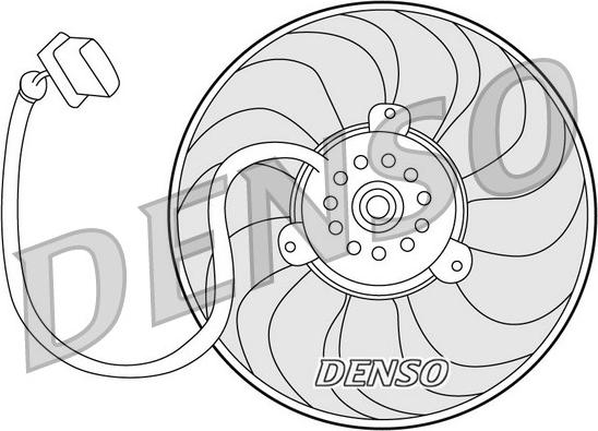 Denso DER32004 - Fan, radiator autospares.lv