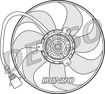 Denso DER32006 - Fan, radiator autospares.lv