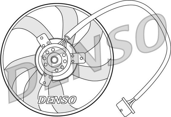 Denso DER32003 - Fan, radiator autospares.lv