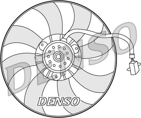 Denso DER32007 - Fan, radiator autospares.lv