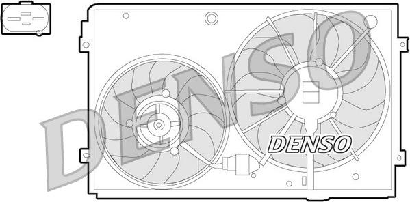 Denso DER32011 - Fan, radiator autospares.lv