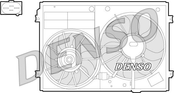 Denso DER32012 - Fan, radiator autospares.lv