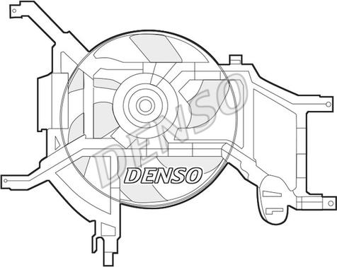 Denso DER37002 - Fan, radiator autospares.lv