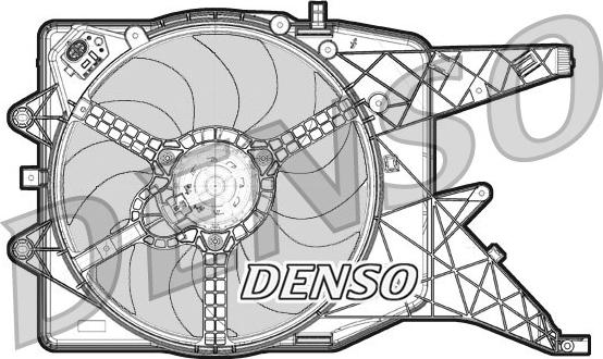 Denso DER20010 - Fan, radiator autospares.lv