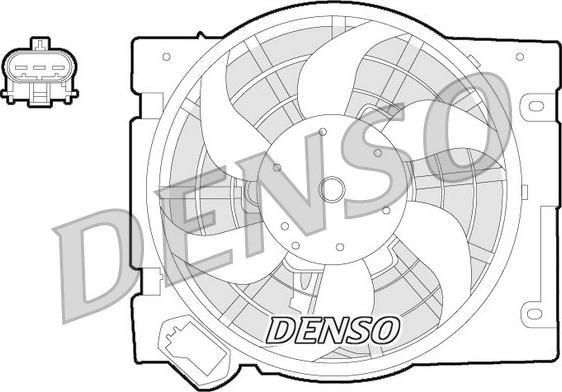 Denso DER20013 - Fan, radiator autospares.lv