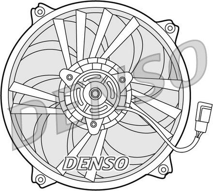 Denso DER21015 - Fan, radiator autospares.lv