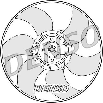 Denso DER23001 - Fan, radiator autospares.lv