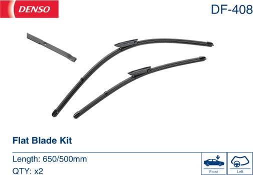 Denso DF-408 - Wiper Blade autospares.lv