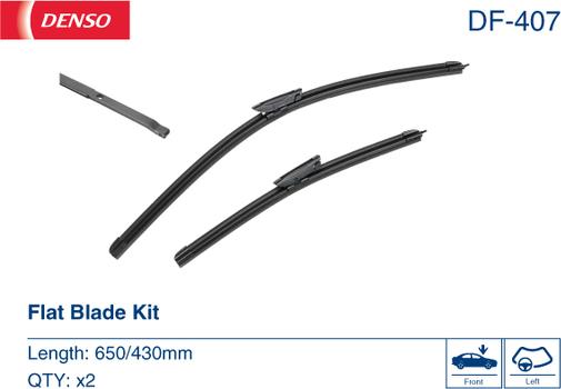 Denso DF-407 - Wiper Blade autospares.lv