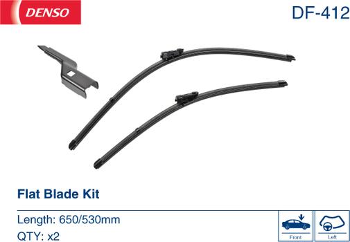 Denso DF-412 - Wiper Blade autospares.lv