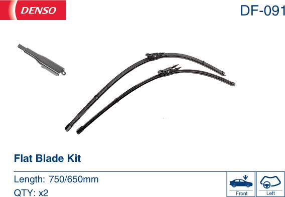 Denso DF-091 - Wiper Blade autospares.lv