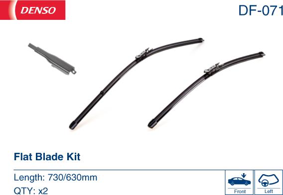 Denso DF-071 - Wiper Blade autospares.lv