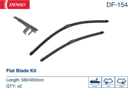 Denso DF-154 - Wiper Blade autospares.lv