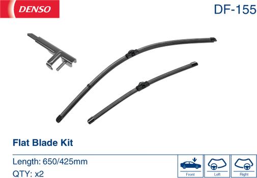 Denso DF-155 - Wiper Blade autospares.lv