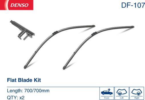 Denso DF-107 - Wiper Blade autospares.lv