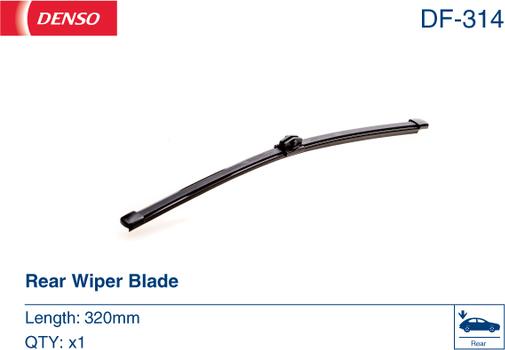 Denso DF-314 - Wiper Blade autospares.lv